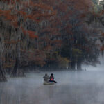 Picture of people canoeing in the best places to retire in east texas
